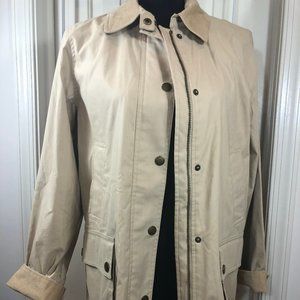 L. Ralph Lauren women tan P/L spring khaki jacket